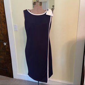 Navy Blue Sleeveless Dress